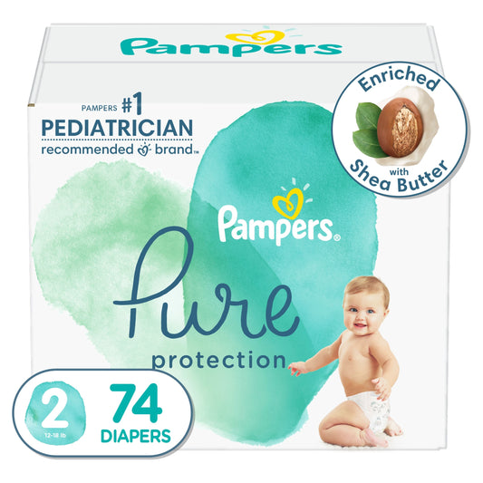 Pampers Pure Talla 2 - 74 Unidades