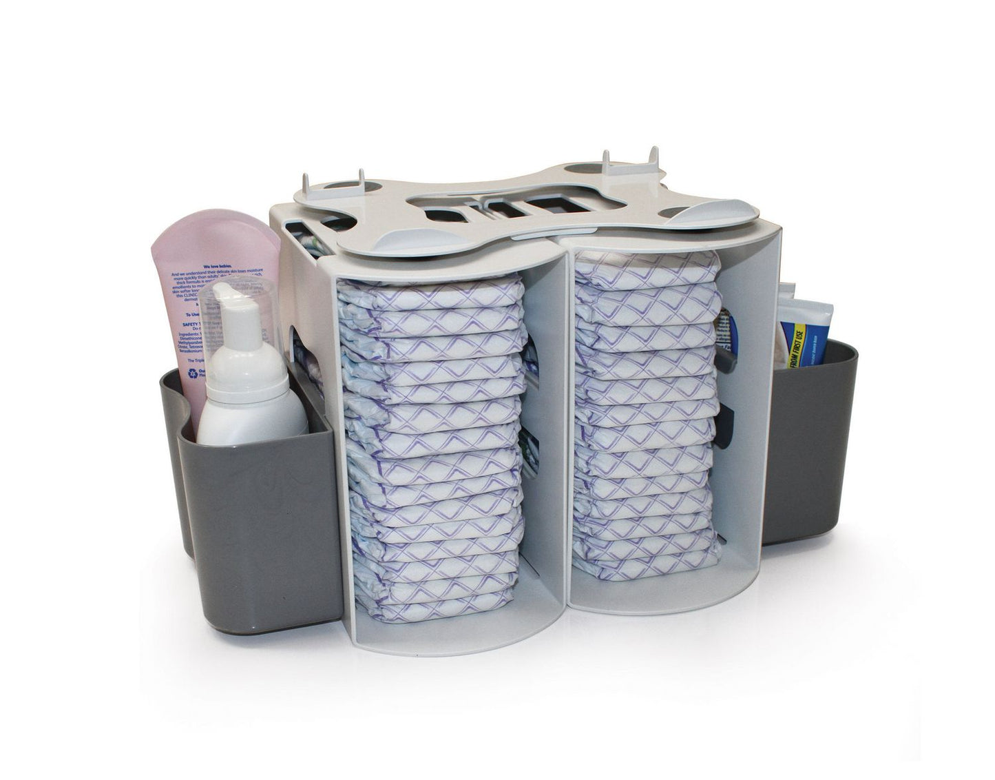 Organizador Para Pañales Gris