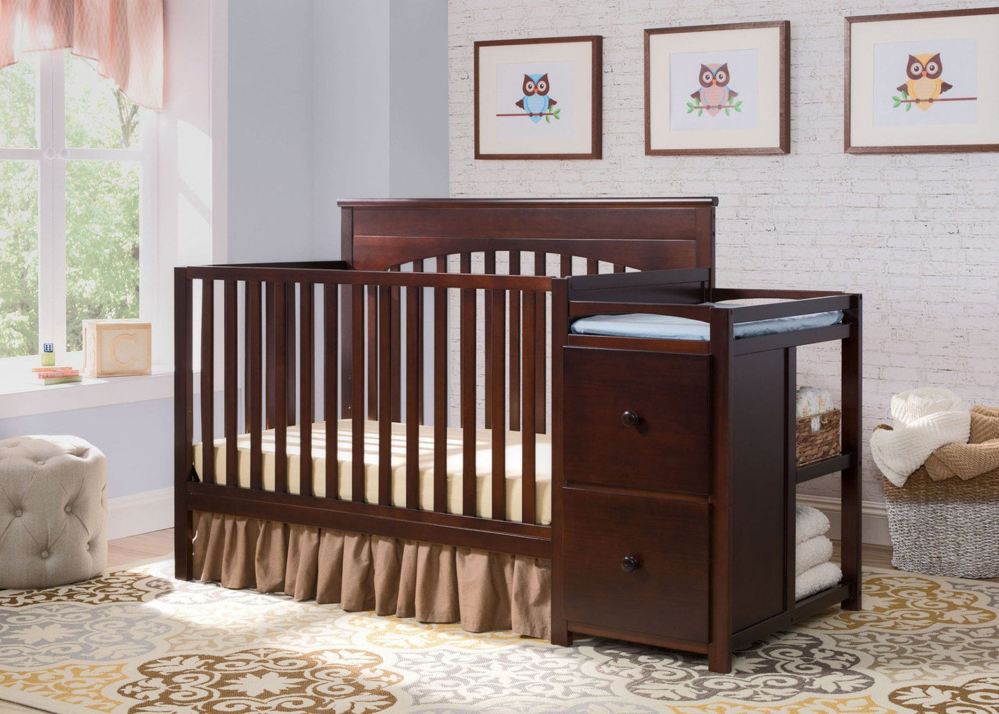 Cuna Cambiador Layla Cherry Expresso