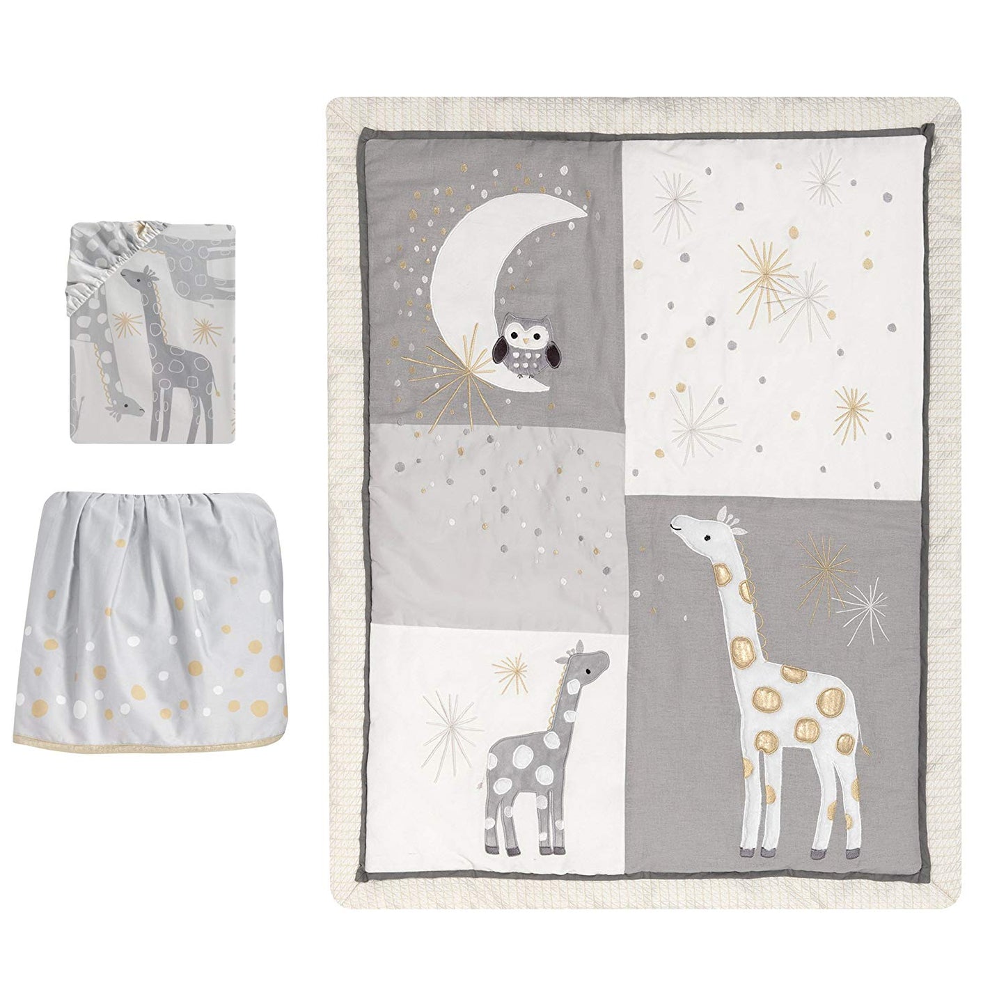 Juego De Cuna 3Pc Moon Beams Lambs Ivy