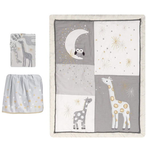 Juego De Cuna 3Pc Moon Beams Lambs Ivy