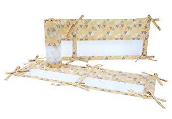 Protector De Cuna Jirafa Amarillo