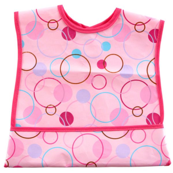 Babero Peva Con Bolsillo Circulos