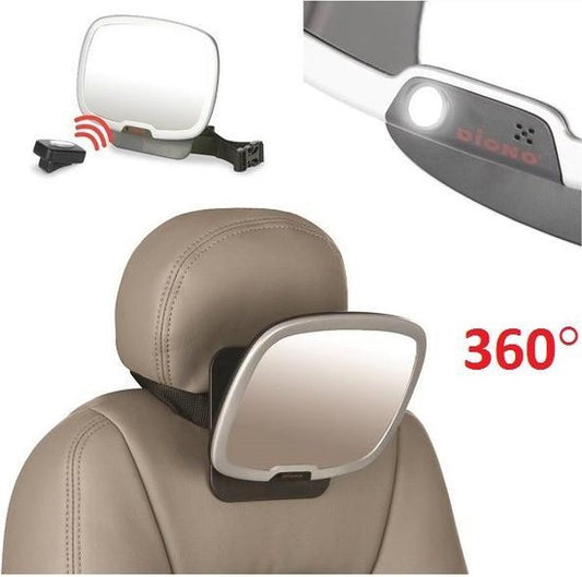 Espejo Doble Para Asiento De Auto