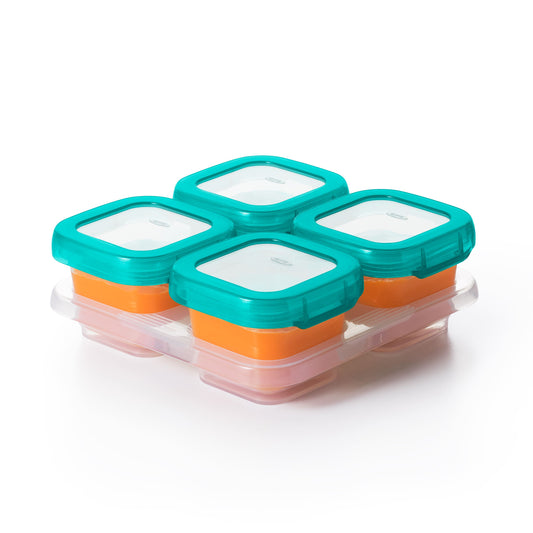Set 4 Envase Comida 4Oz Verde