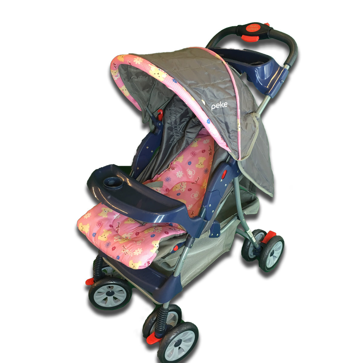 Coche Bandeja Para Padres  Niña Peke