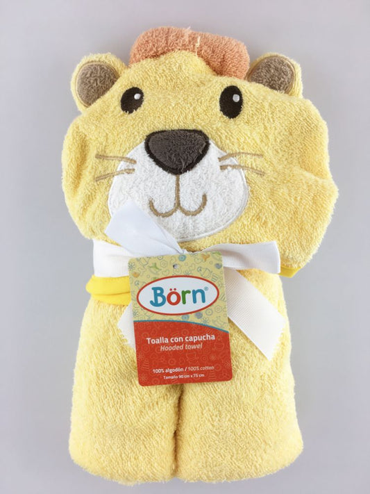 Toalla  Con Capucha Lion