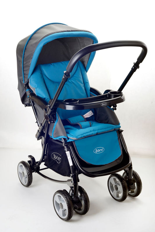 Born Coche Mecedora Celeste