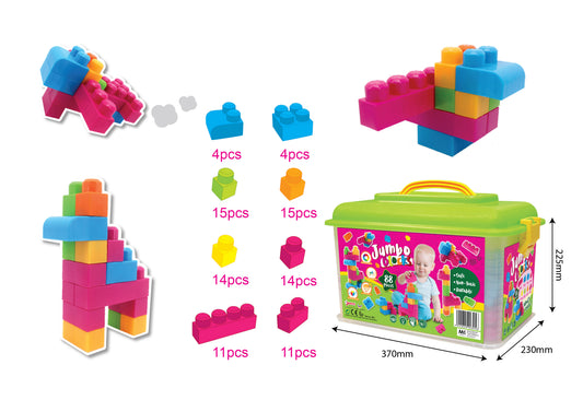 Bloques Jumbo 88Pcs