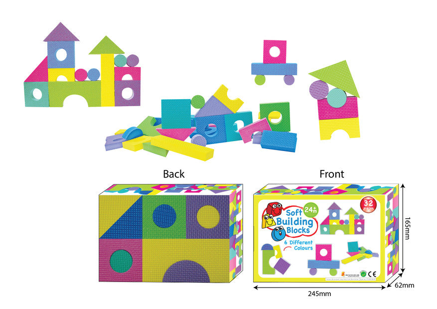 Bloques De Foam 32 Pcs