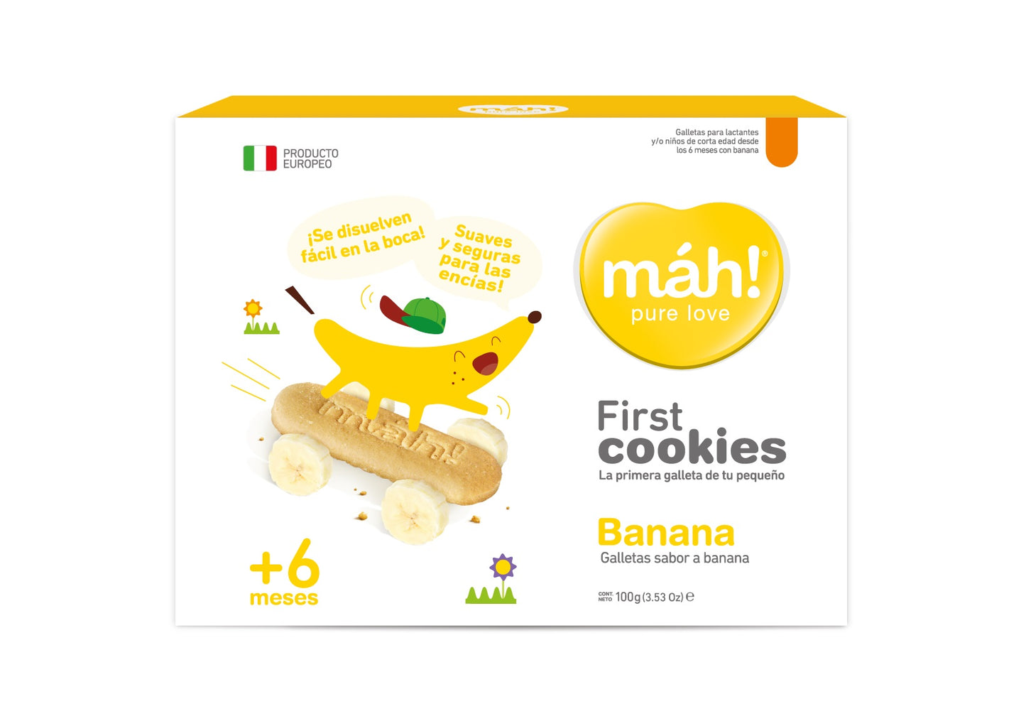 Galleta De Denticion Banana