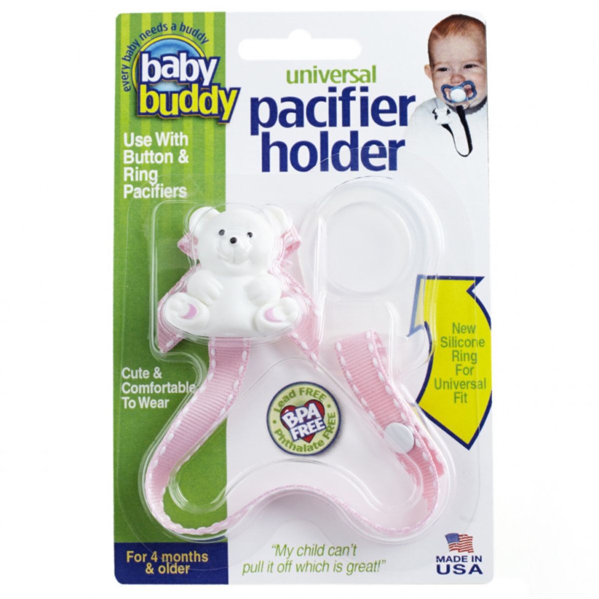 Sujetador De Pacificador Univ. Baby Buddy