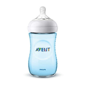 Biberon Natural Pp 260Ml Azul Avent