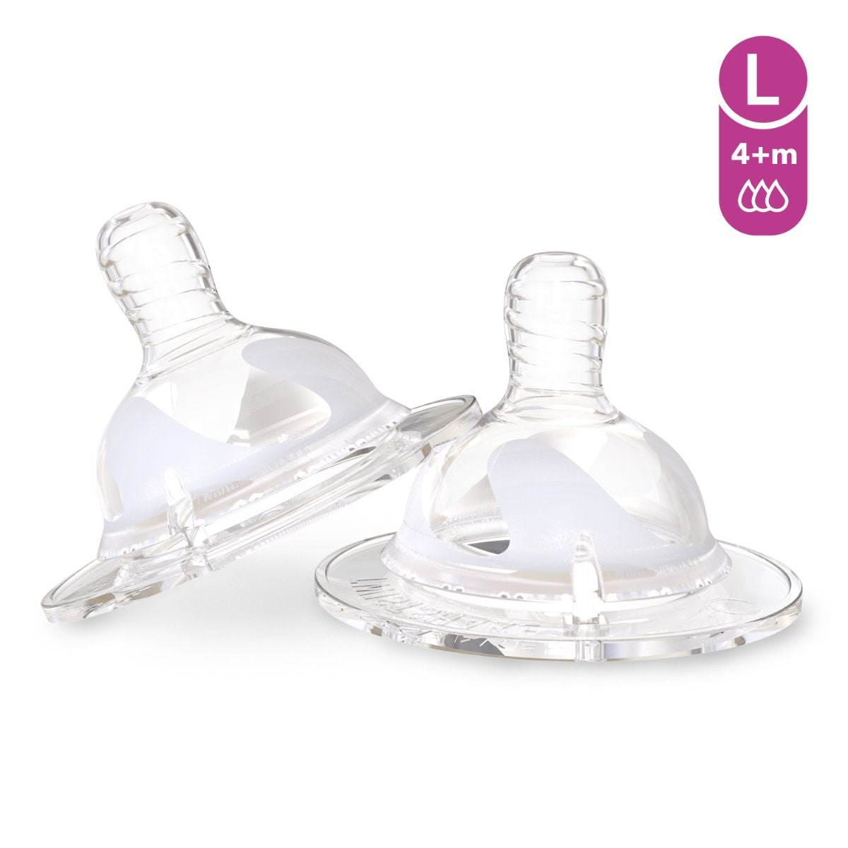 Tetina anti colic large 4+m