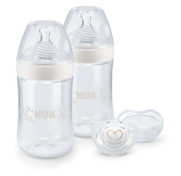 Set Biberónes Twin 260Ml Y Entretenedor Nuk