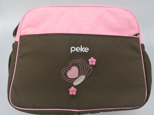 Pañalera Grande Cafe Rosado