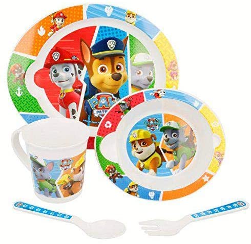Set De Vajilla 5Pcs Paw Patrol