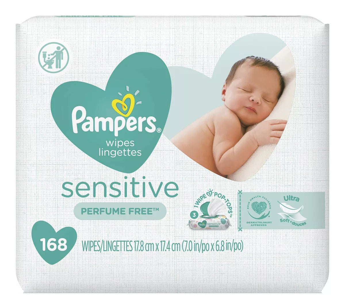 Toallitas Húmedas Pampers Sesitive X 168
